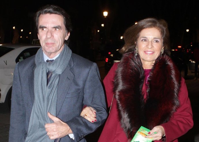 José María Aznar y Ana Botella/ Ignacio Cuenllas