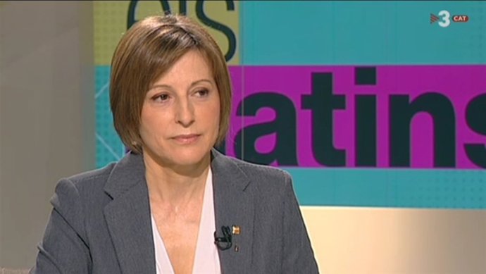 Carme Forcadell en TV3