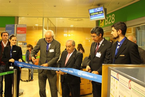 Juan José Hidalgo, de Air Europa, inaugura la ruta con Córdoba (Argentina)