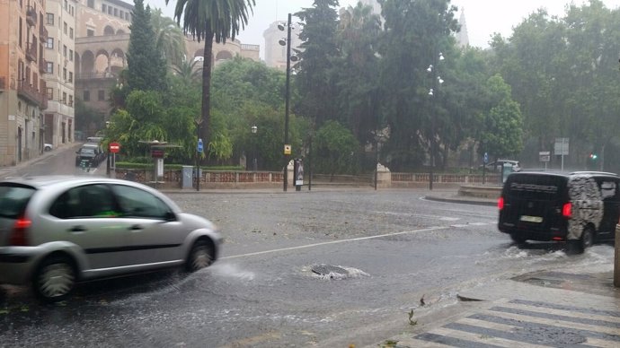 Lluvia en Palma