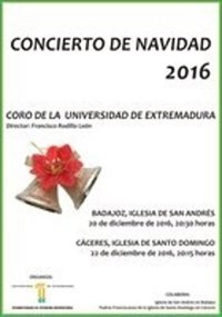 El Coro de la UEx ofrece esta semana dos Conciertos de Navidad en Badajoz y Cáceres