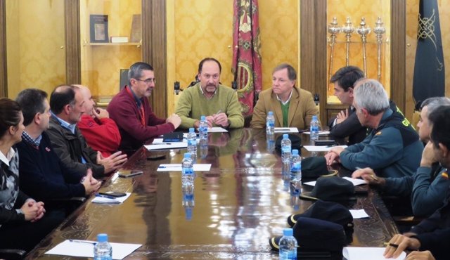 Reunión de coordinación ante el temporal 