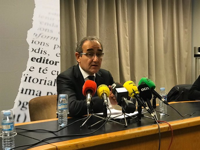 El presidente del Gremi d'Editors de Catalunya, Patrici Tixis