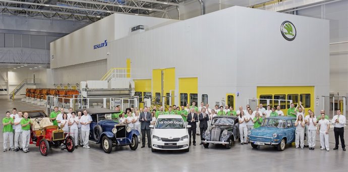 Vehículo 19 millones de Skoda