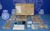 Detenido por recibir un paquete con 3,8 kilos de hachís