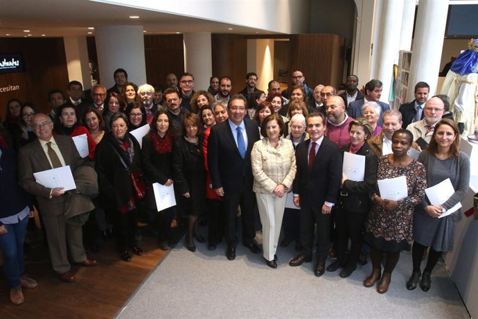 Firma del convenio con 33 entidades en la Convocatoria Andalucía 2016