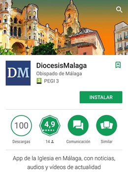 Aplicación móvil diócesis de málaga