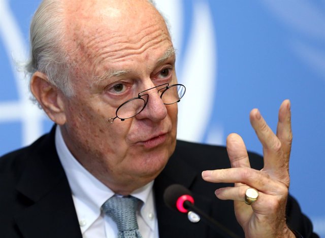 El enviado especial de la ONU para Siria, Staffan de Mistura