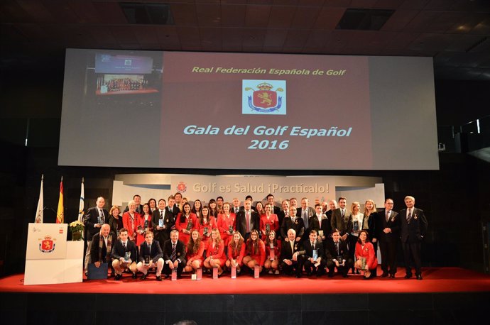 Premiados en la Gala del Golf 2016