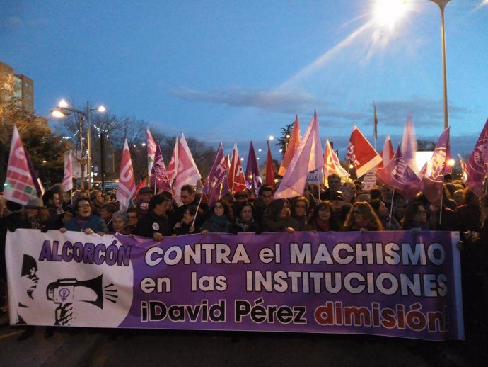 Manifestación 'Alcorcón contra el machismo en las instituciones' 