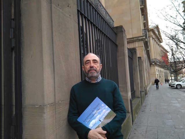 Javier Pagola, autor del libro 'Los paisajes de Navarra'