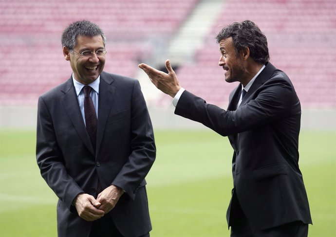  Luis Enrique Y Josep Bartomeu