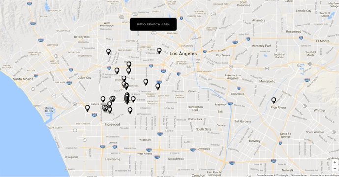 Mapa de comercios regentados por afroamericanos 