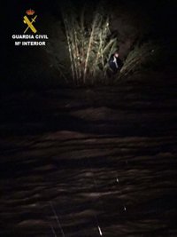 Auxilian a un hombre de 42 años atrapado en un cañaveral en Pulpí por las lluvias