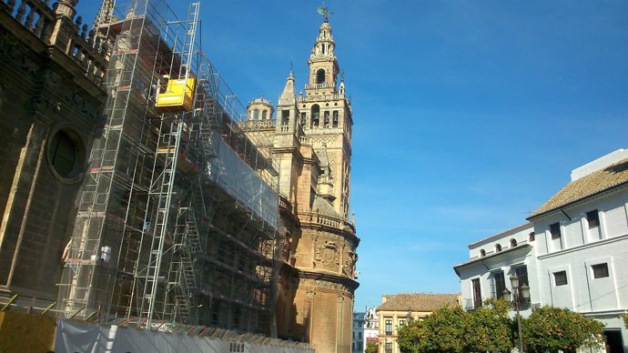 Obras de conservación en la Catedral.