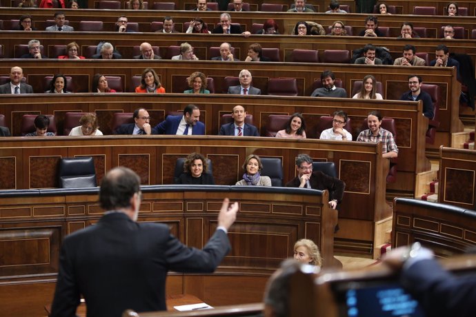 Rajoy en la sesión de control al Gobierno en el Congreso