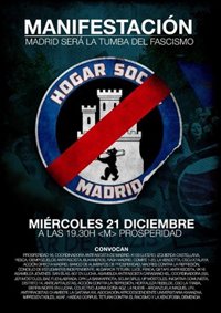 Antifascistas se manifestarán mañana en Prosperidad contra el Hogar Social Madrid