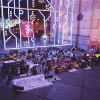 Colocan belenes en la Puerta de Alcalá para pedir a Carmena que "respete los Nacimientos"