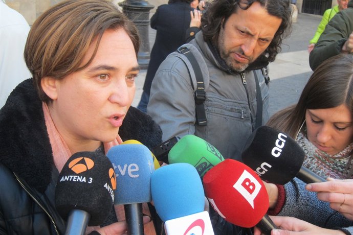 La alcaldesa de Barcelona, Ada Colau