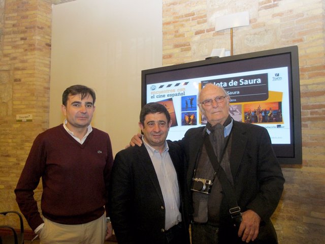 Francisco Reyes y Carlos Saura, en Jaén
