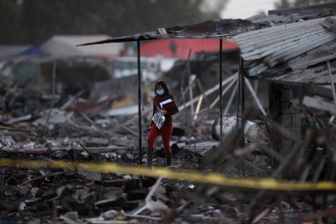 Mercado de pirotecnia de San Pablito en México