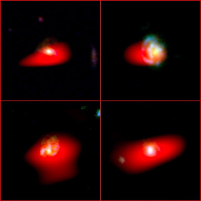 Galaxias progenitoras observadas por ALMA