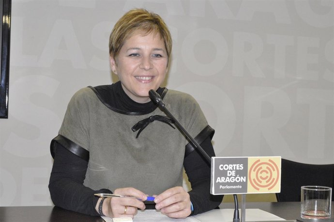 La diputada del PAR en las Cortes de Aragón, Berta Zapater 