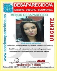 Buscan a una chica de 15 años desaparecida en Polanco