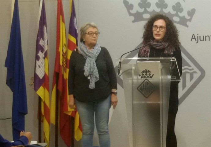 Mercè Borràs y Eva Frade, concejalas de Palma