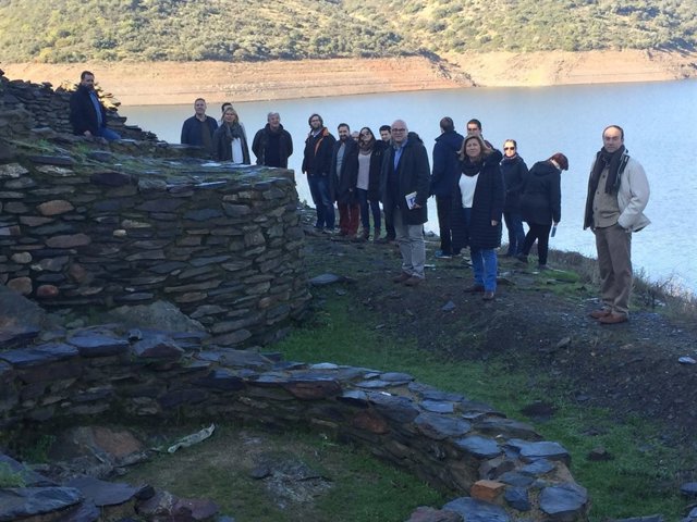 Inauguración de las actuaciones realizadas en el yacimiento de Peñalosa.