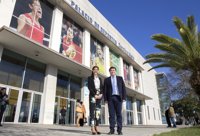 La campeona olímpica Carolina Marín presta su nombre al Palacio de los Deportes de Huelva