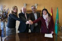 Nueva colaboración entre Diputación y Fundación TAS para atender en doce municipios a menores con discapacidad