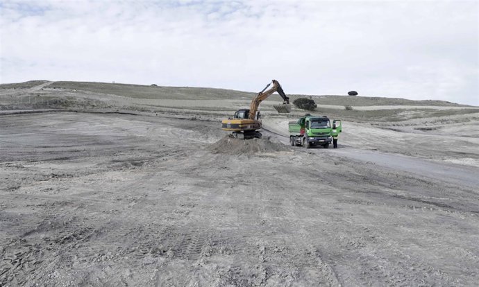 Imagen de las labores de limpieza de Seseña