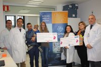 Una familia y la UD Melilla donan más de 6.000 euros para investigar el síndrome X frágil