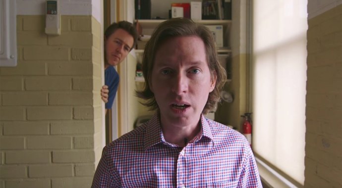 Wes Anderson y Edward Norton