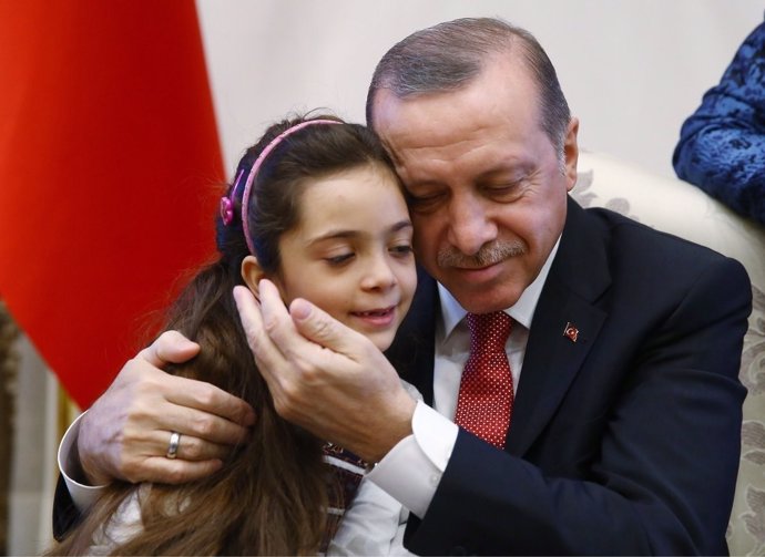 Bana Alabed y Recep Tayyip Erdogan