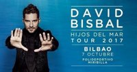 David Bisbal presentará su nuevo álbum "Hijos del mar" el 7 de octubre en Bilbao