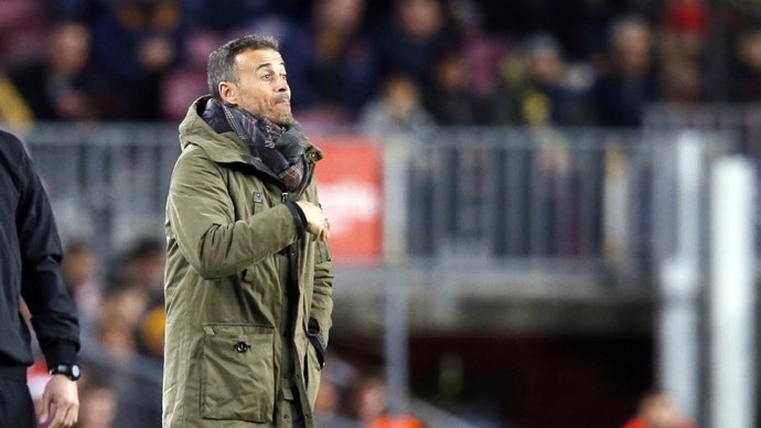 El entrenador del FC Barcelona, Luis Enrique Martínez