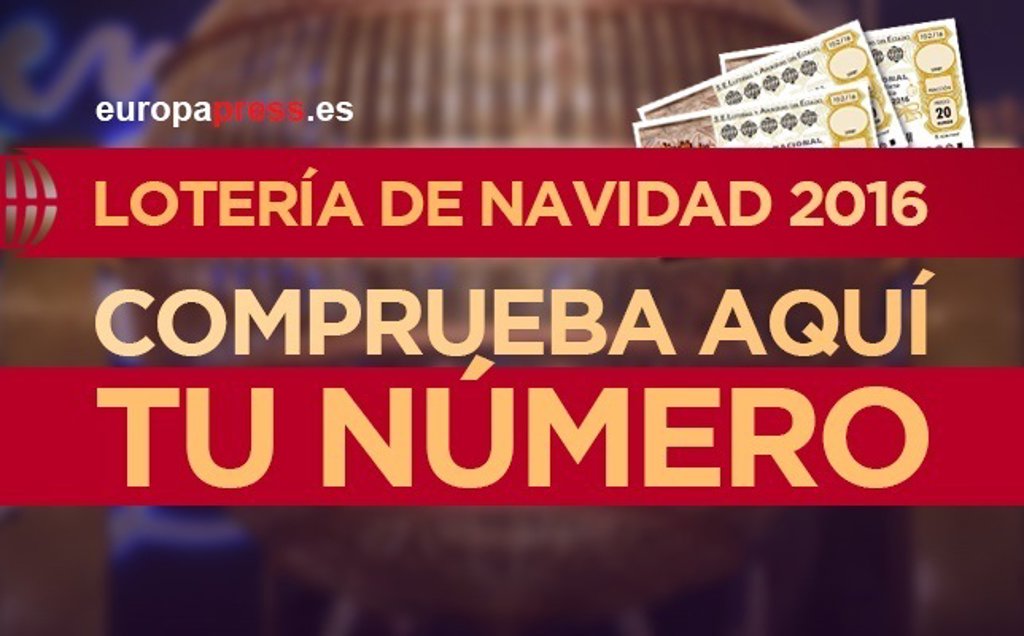 Comprobar décimo y números de la Lotería de Navidad 2016