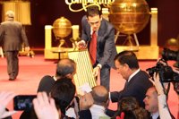 El 59.444, agraciado con el primer cuarto premio, vendido en Toledo y Villamalea