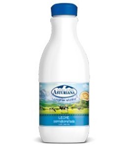 Botella Leche semidesnatada Central Lechera Asturiana