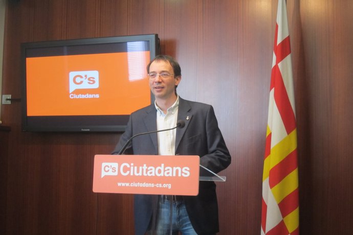 El concejal de C's en Barcelona Santiago Alonso