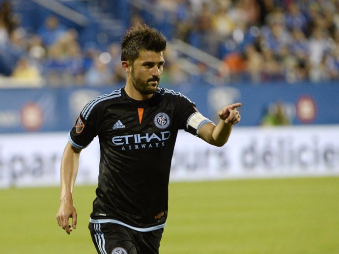 David Villa con New York Ciy