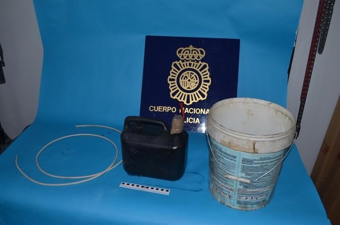 Imagen del combustible robado