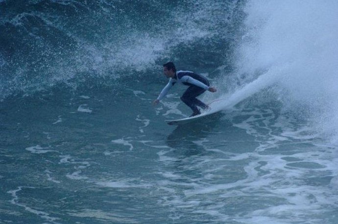 Ola izquierda de Mundaka