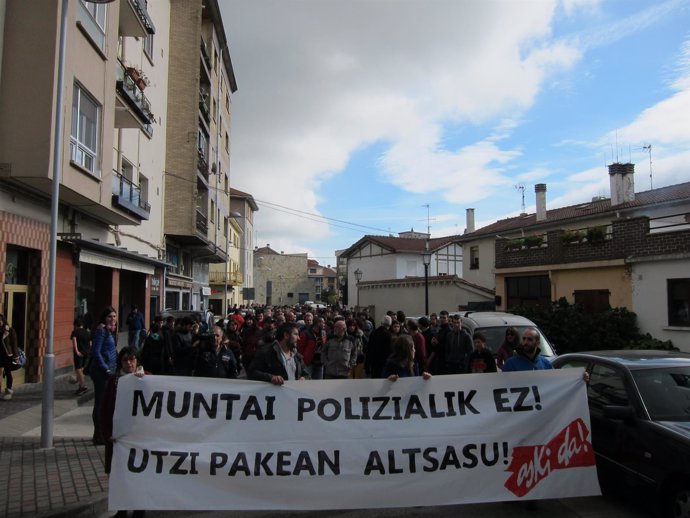 Manifestación en Alsasua