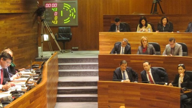 Votación en el Pleno.