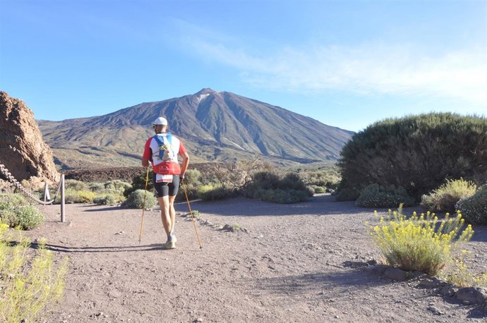 Sendero en el Parque Nacional del Teide