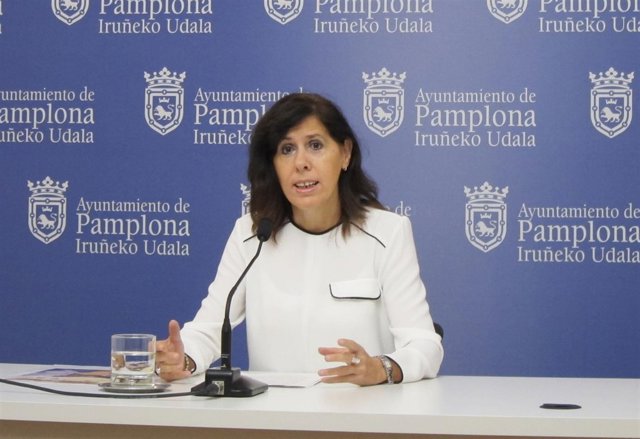 Maite Esporrín, portavoz del PSN en el Ayuntamiento de Pamplona