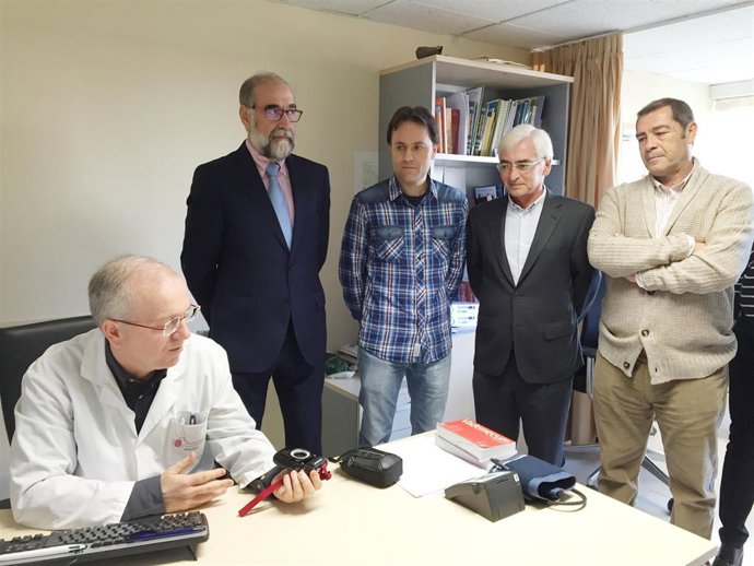 Los responsables de Salud en la capital ribera. 